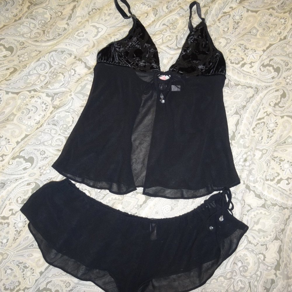 Victoria's Secret Sheer Lingerie & Panty